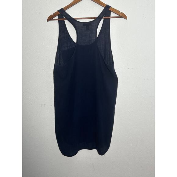 Women's J. Crew Sheer Beach Coverup Navy Blue XS - Picture 2 of 5